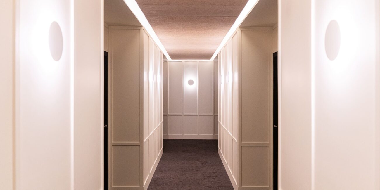Intérieur hôtel éclairage