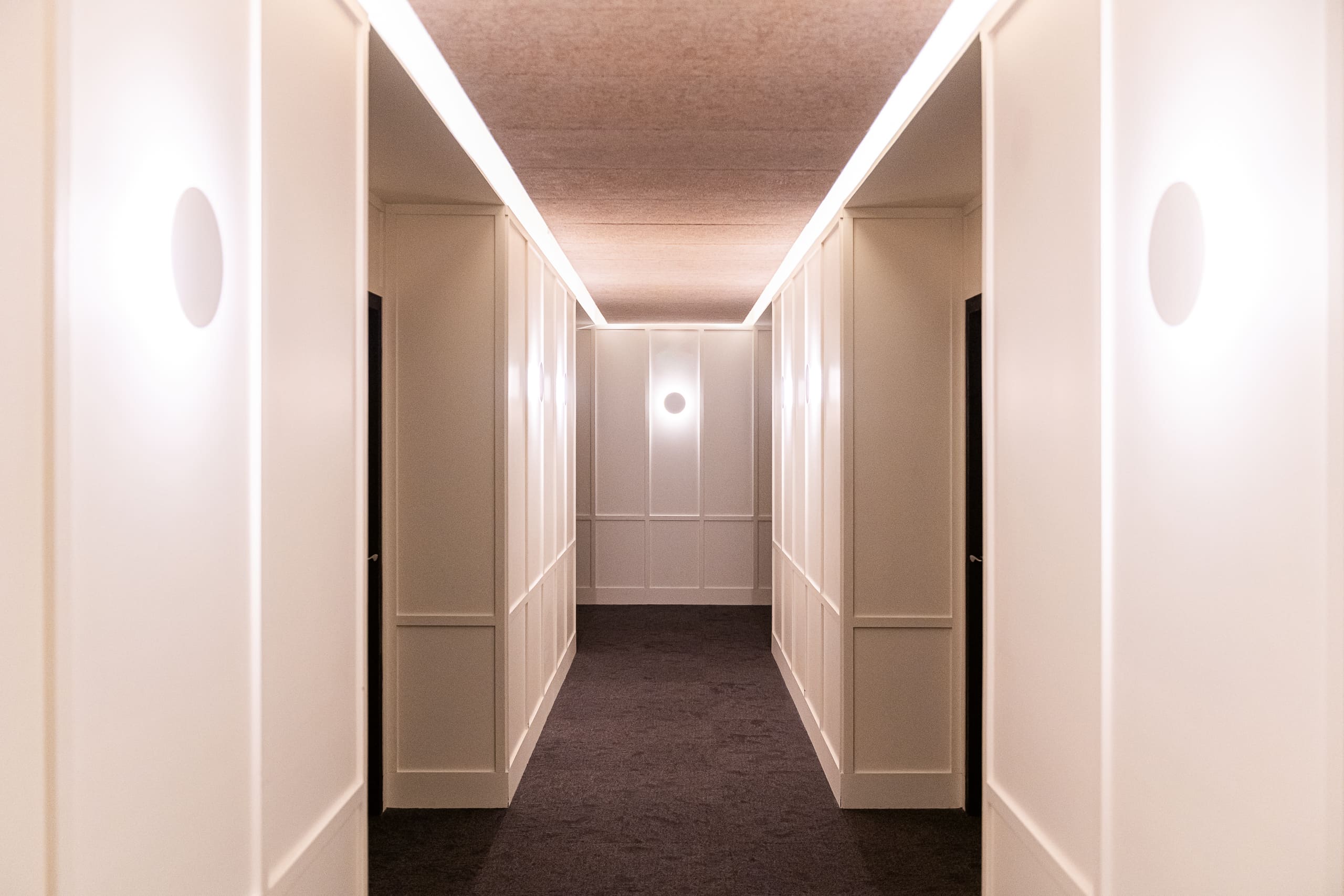 Intérieur hôtel éclairage